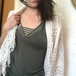 American Eagle Soft & Sexy Mesh Tank